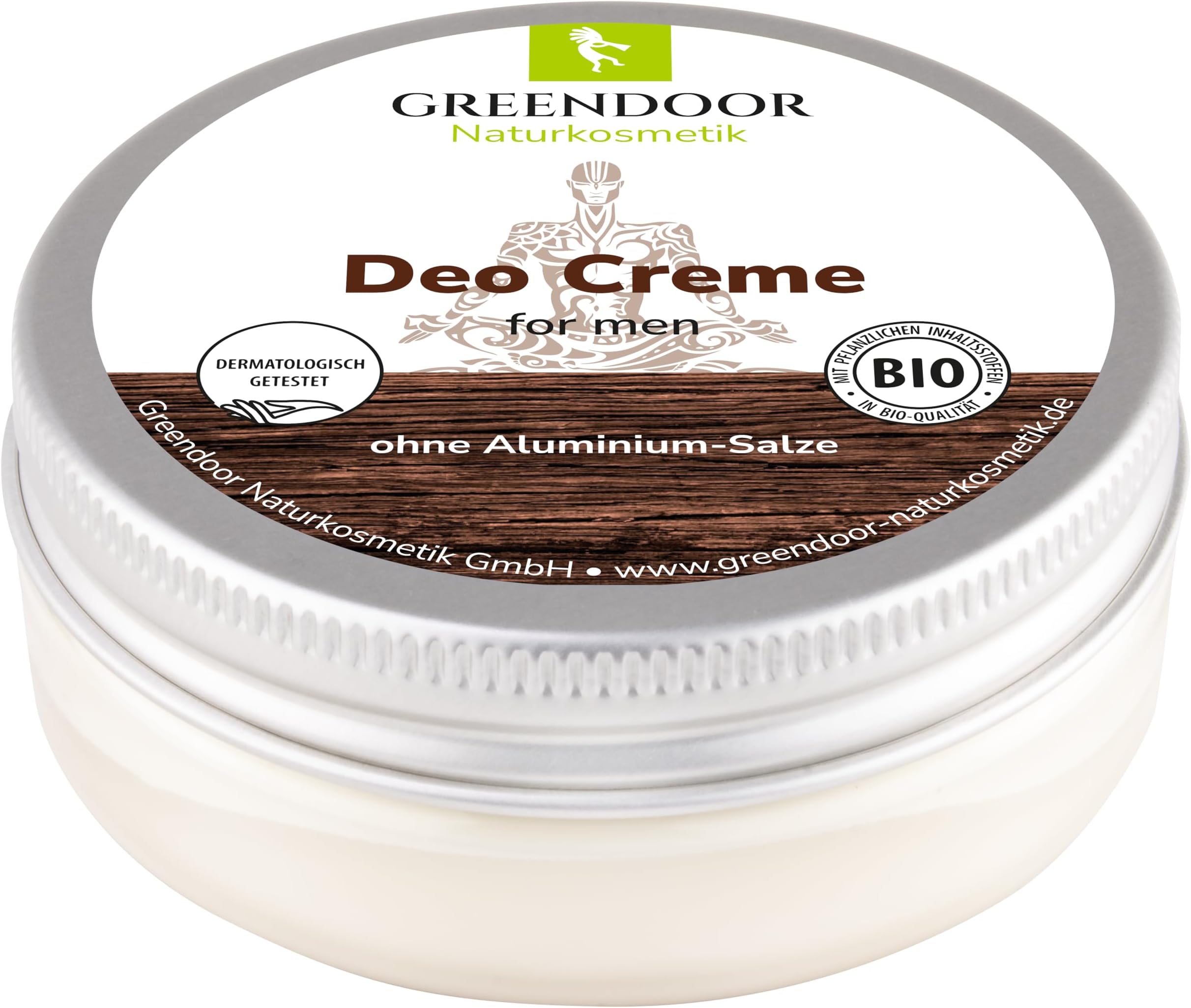 Powerful Men's Deodorant Cream 50 ml for 6 Months without Body Odour, Natural Deodorant Cream Male Fragrance, Anti Underarm Odour without Aluminium, Natural Organic Deodorant, Natural