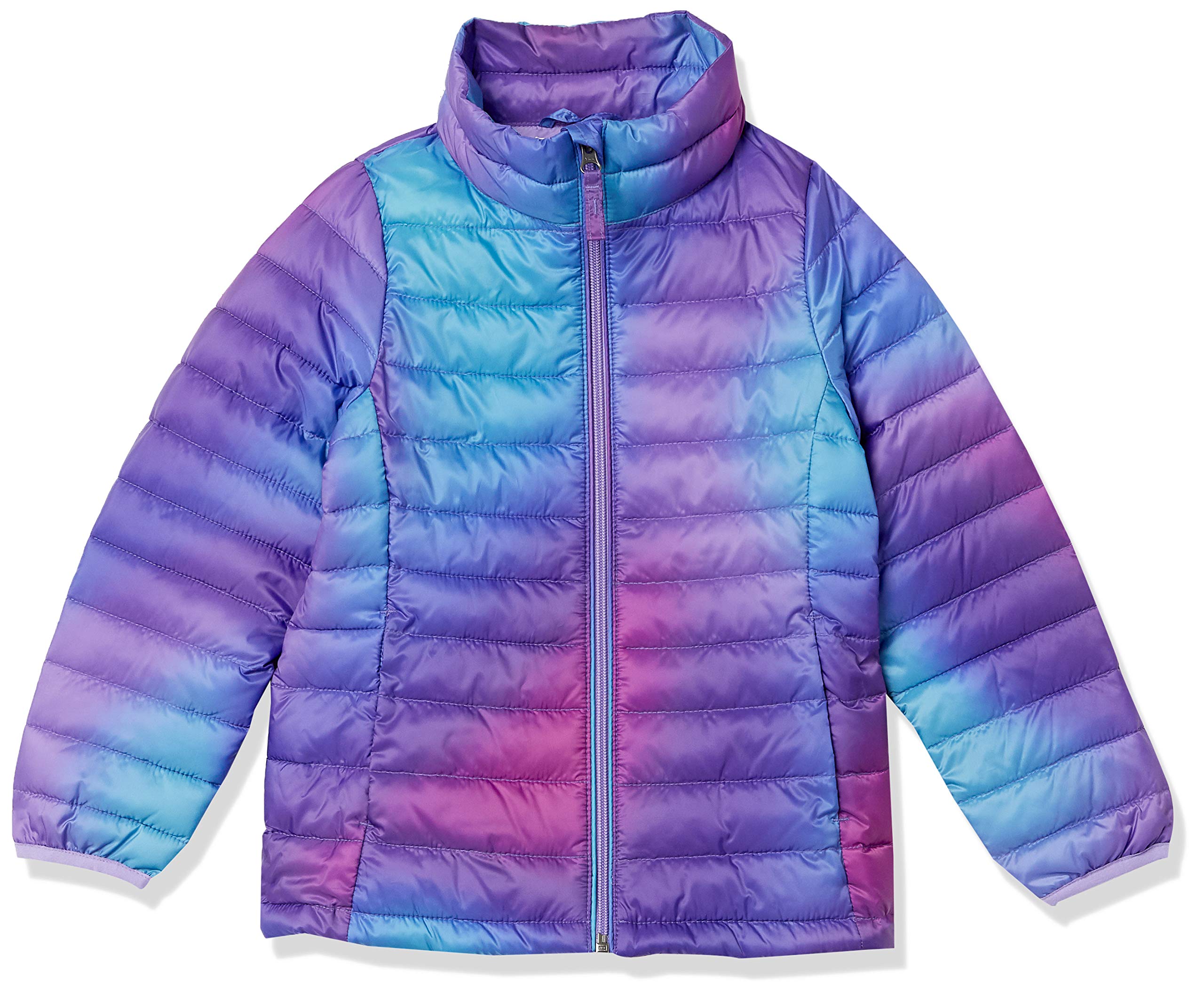 Girls' Light-Weight Water-Resistant Packable Mock Puffer Jackets