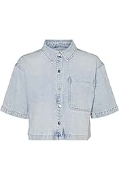 VMLILIA 2/4 LOOSE DENIM SHIRT GU3207 Denim Gömlek Kadın