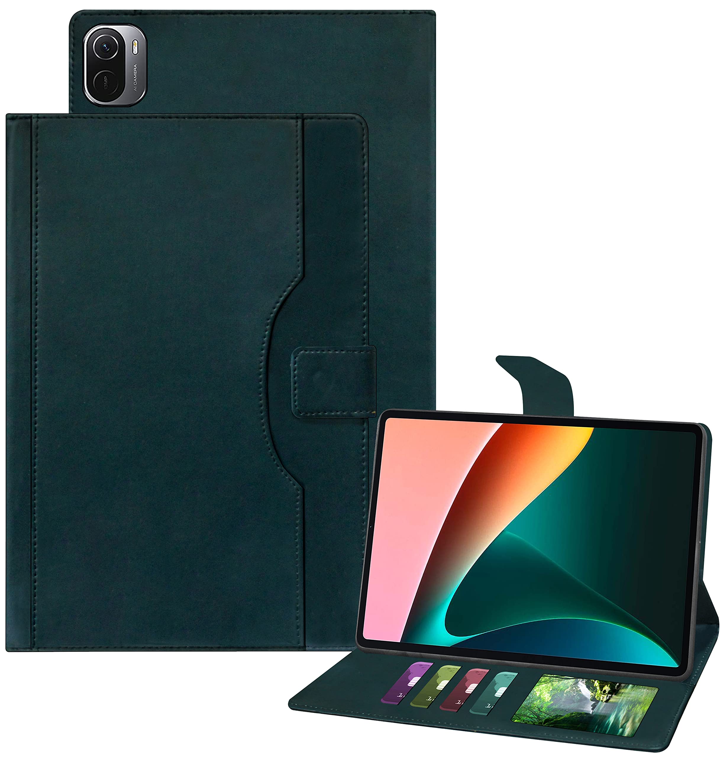 TGK Multi-Angle with Viewing Stand Leather Flip Case Cover for Xiaomi Pad 5 11.0 inch (Cerulean Blue) (B0B28T2SZD) Amazon Price History, Amazon Price Tracker