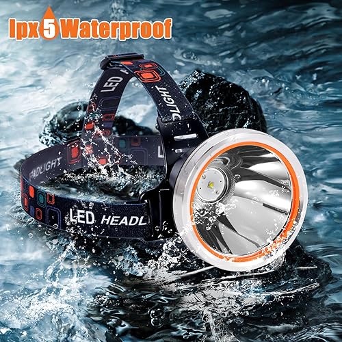 Miniatura 3 de Coon - Luz de caza potente linterna LED súper brillante, linterna recargable impermeable para caza nocturna al aire libre, camping, pesca,