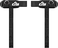 Vista 7 de Ekkovision Correas de levantamiento de pesas con anillo en D con puños, soporte de muñeca para hombres, correas de elevación gruesas y cómodas