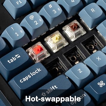 Keychron V6 Max RGB Full Size Mechanical Red Switch 2.4GHz Wireless English Black Keyboard