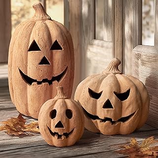 Fall Decor - Handmade Terracotta Pumpkin
