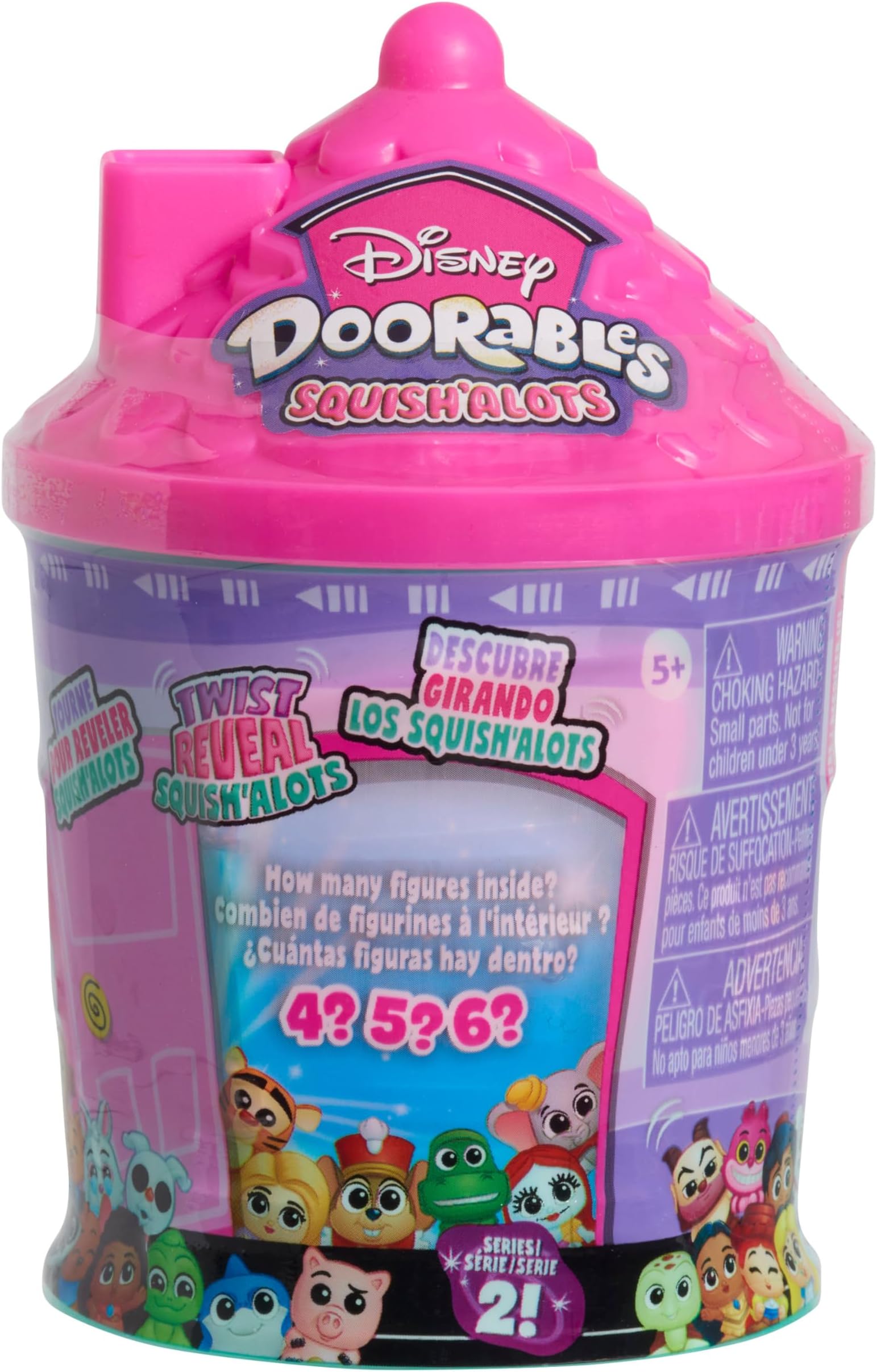 Disney Doorables Squish’Alots Series 2, Kids Toys for Ages 5 Up by Just Play