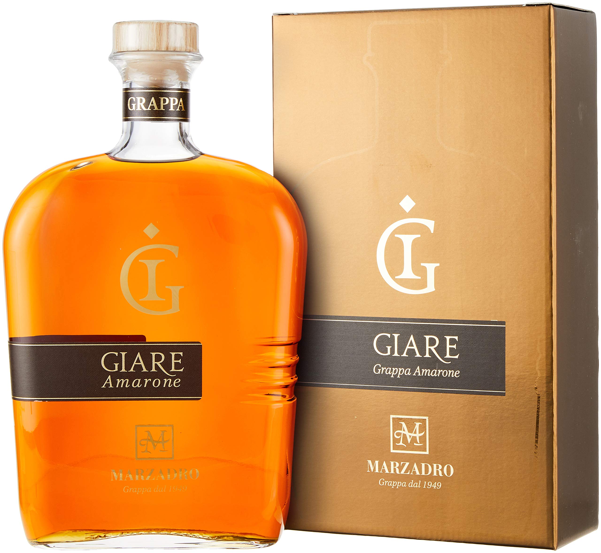 Marzadro Grappa le Giare Amarone in Geschenkverpackung (1 x 2.0 l)
