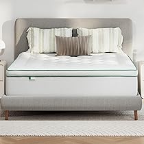 Novilla Topper Materasso Matrimoniale 160×190 cm, Sovramaterasso Imbottito 5cm Effetto Piuma, Morbido in Microfibra, Traspirante e Lavabile