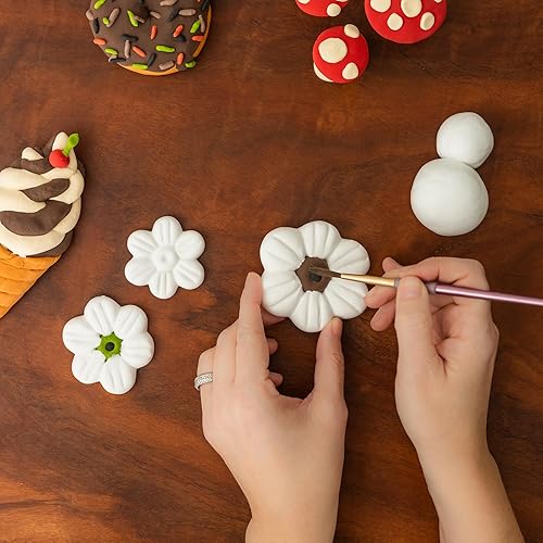 Miniatura 4 de White Air Dry - Arcilla de espuma para niños, 3.3 libras, arcilla suave para modelar a granel con funda de transporte y bolsas herméticas con cierre