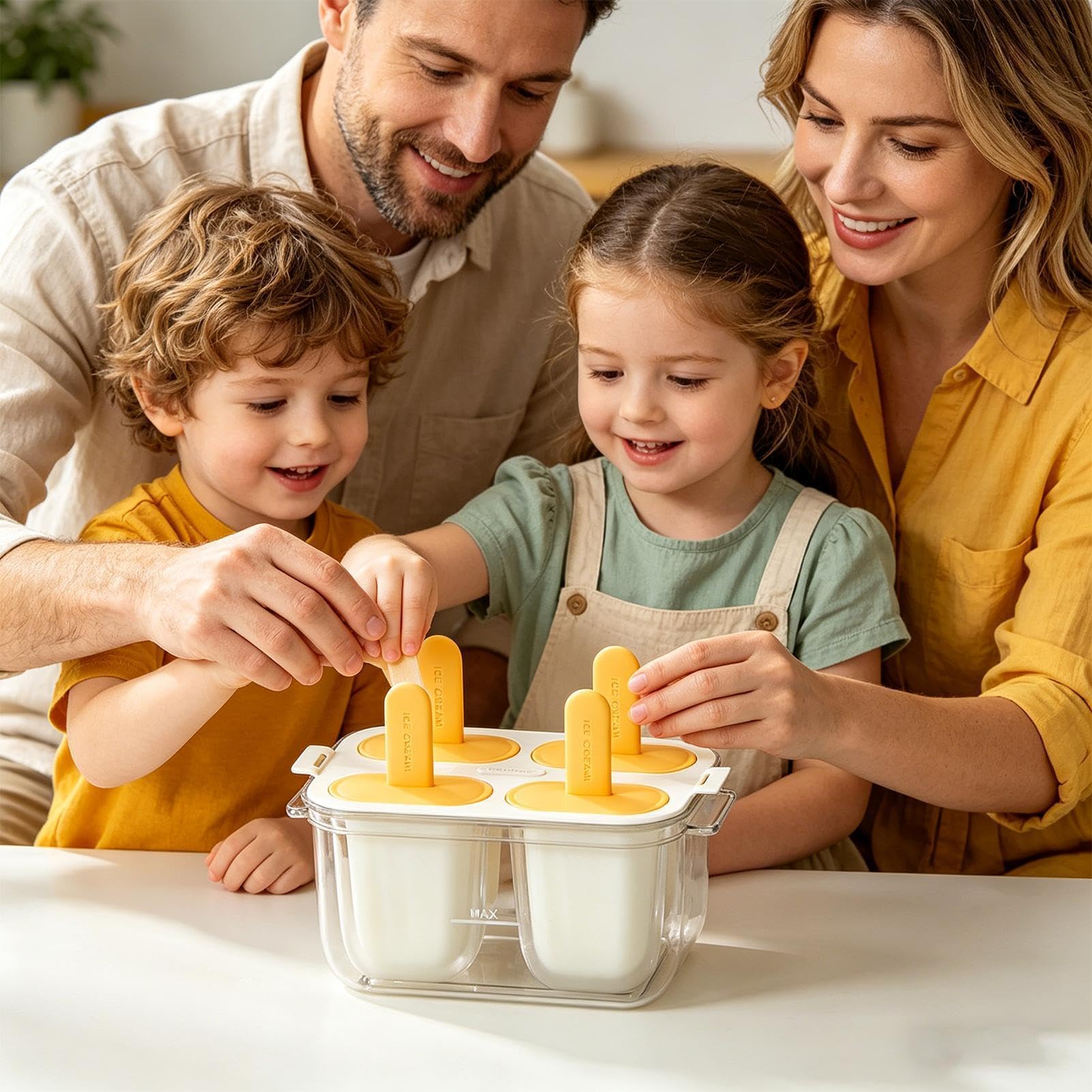 Moule À Cake 4 Cavités Anti-Goutte Antiadhésif Qualité Alimentaire
