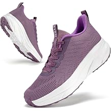 ZYEN Womens Trainers Cushion Running Shoes Lightweight Breathable Ladies Walking Trainers Non Slip Athletic Gym Workout Tennis Jogging Shoes