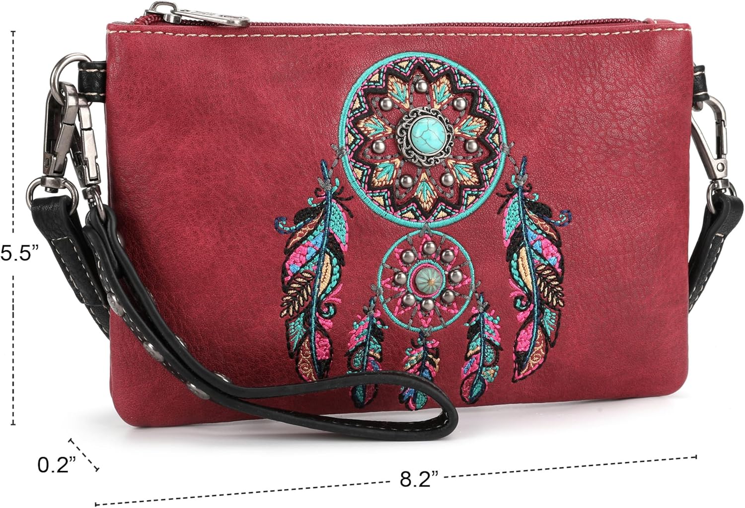 Montana West Western Aztec Collection Tote Handbag Wristlet Clutch Shoulder Bag for Women