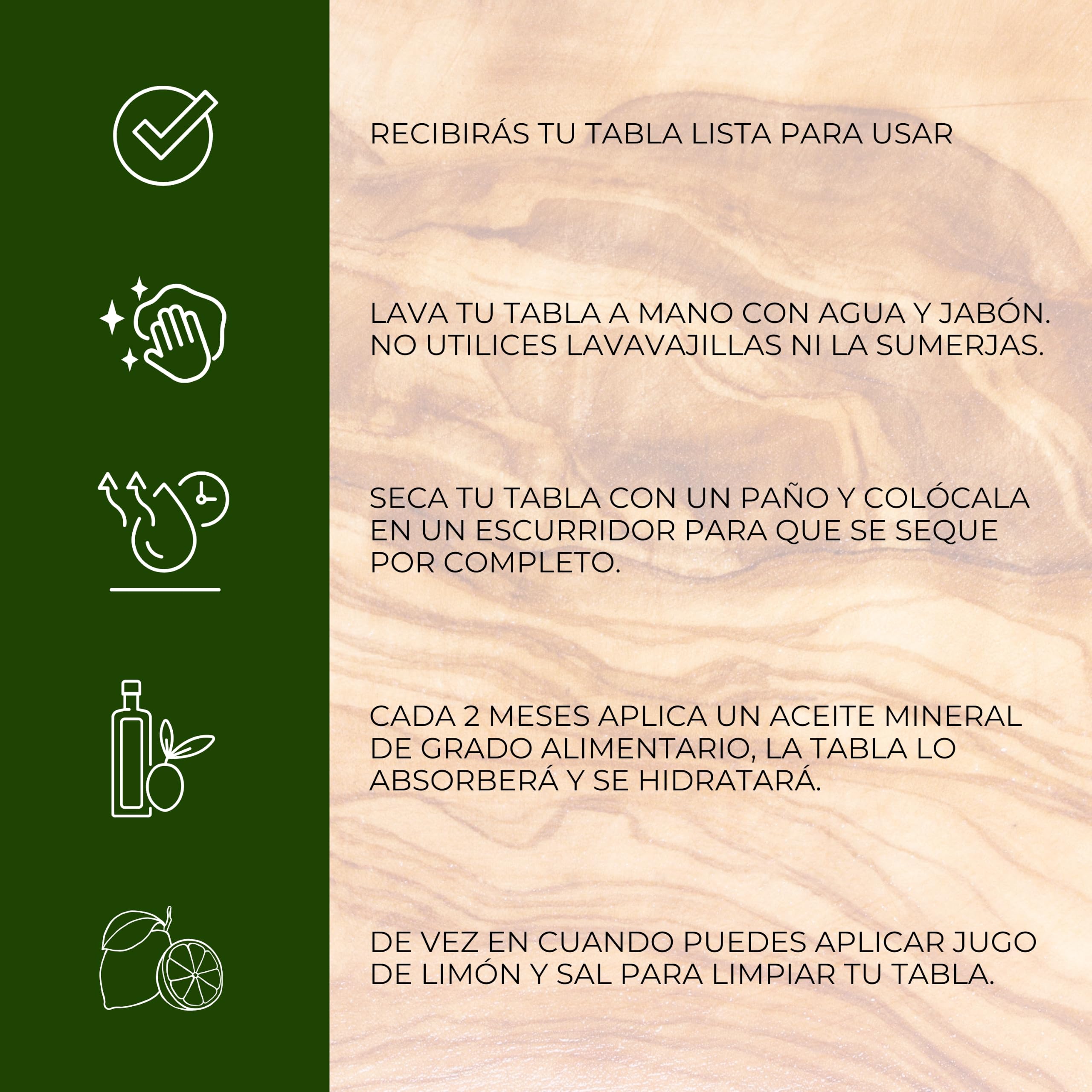 Erreke Tabla de Madera de Olivo Natural para Cortar y Servir, 43 x 21 cm | Tabla Madera Cocina. Reversible y Artesanal para Servir y Picar Quesos Embutidos Pan. Estilo Mediterráneo Rústico. Uso Diario