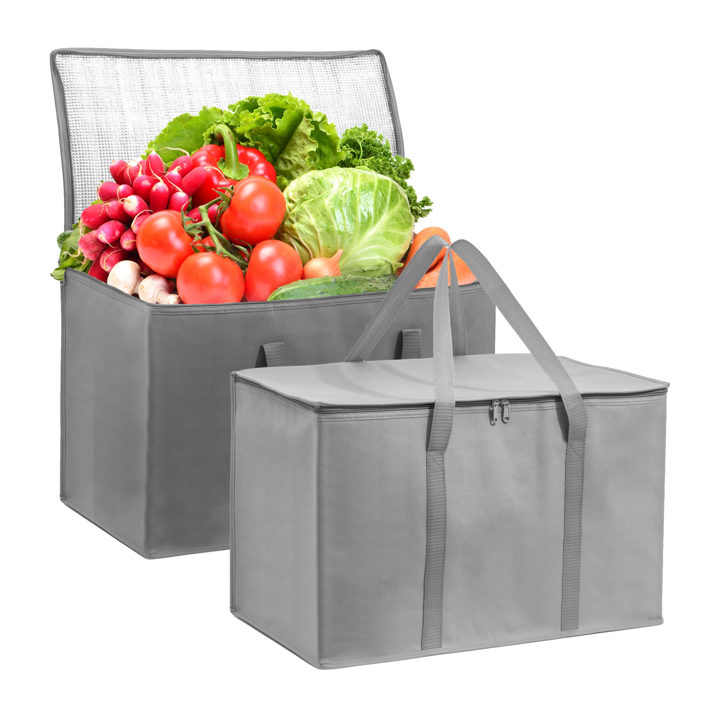 Carrywell (Not Made In China) Insulated Food Delivery Bags, XXXL Pizza Delivery and Reusable Warming Bag For Catering, Thermal Insulation Tote for Hot