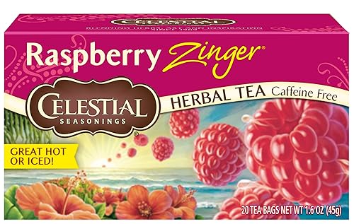 Celestial Seasonings Té Zinger de frambuesa 20 unidades