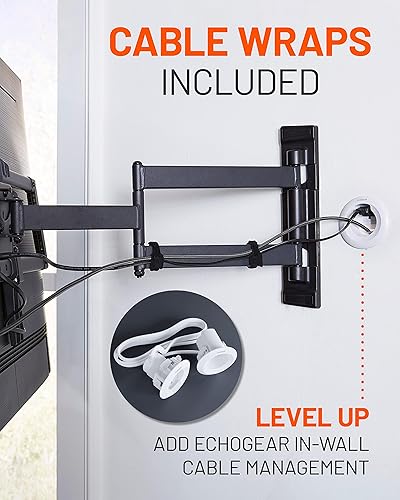 Miniatura 7 de ECHOGEAR Soporte de pared de esquina para televisores grandes monta televisores de hasta 65 pulgadas en la esquina o hasta 75 pulgadas en una pared