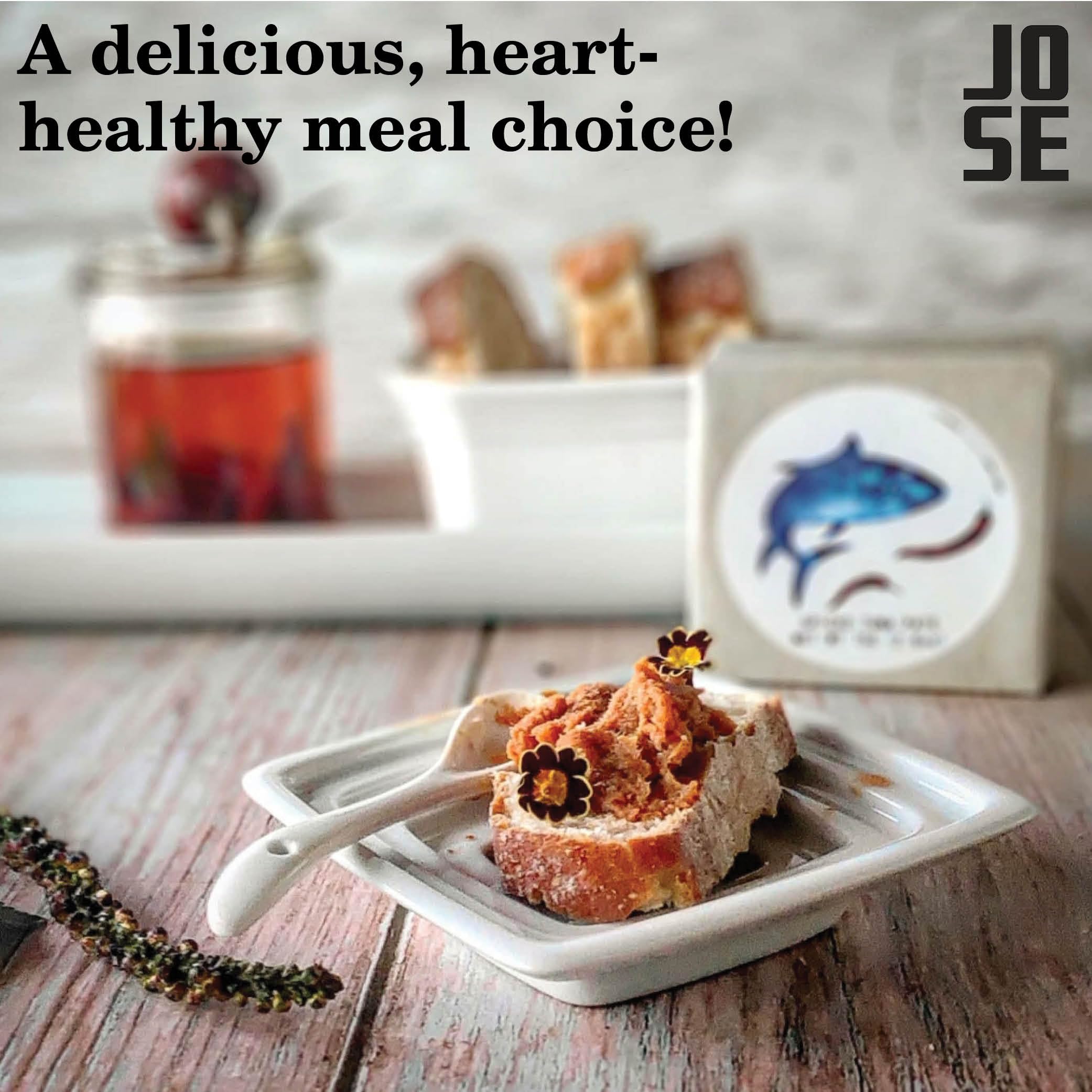 Canned Spiced Tuna Paté by Jose Gourmet, Wild Caught Portuguese Tuna, Tinned Fish Paté, High Protein Sustainable Seafood Snacks, Omega 3, Fair Trade, 75g Can