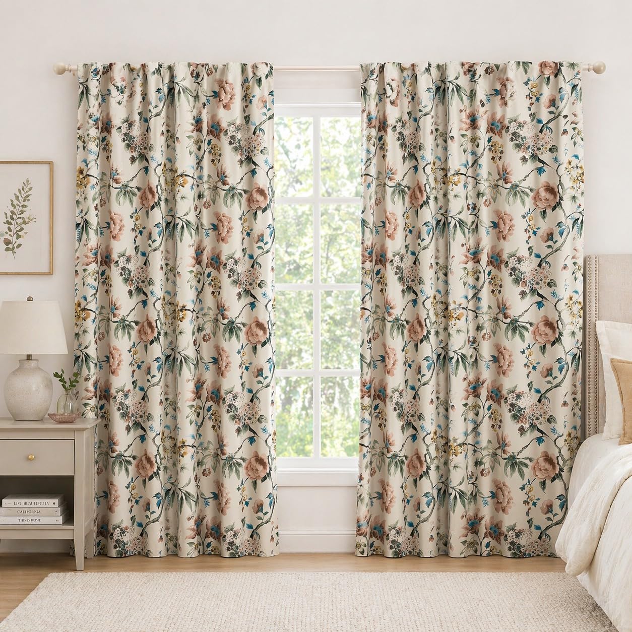 Amazon.com: Sun Zero Claudette 2-Pack Vintage Floral Magnetic