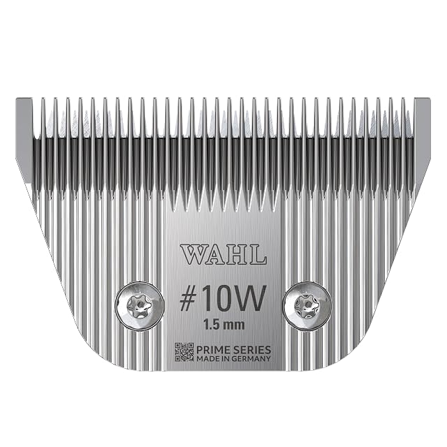 Wahl Prime Series Cuchillas, #10W, 1.5mm, Dientes Completos, Juego Cuchillas Cortapelos, Recambio Cuchillas
