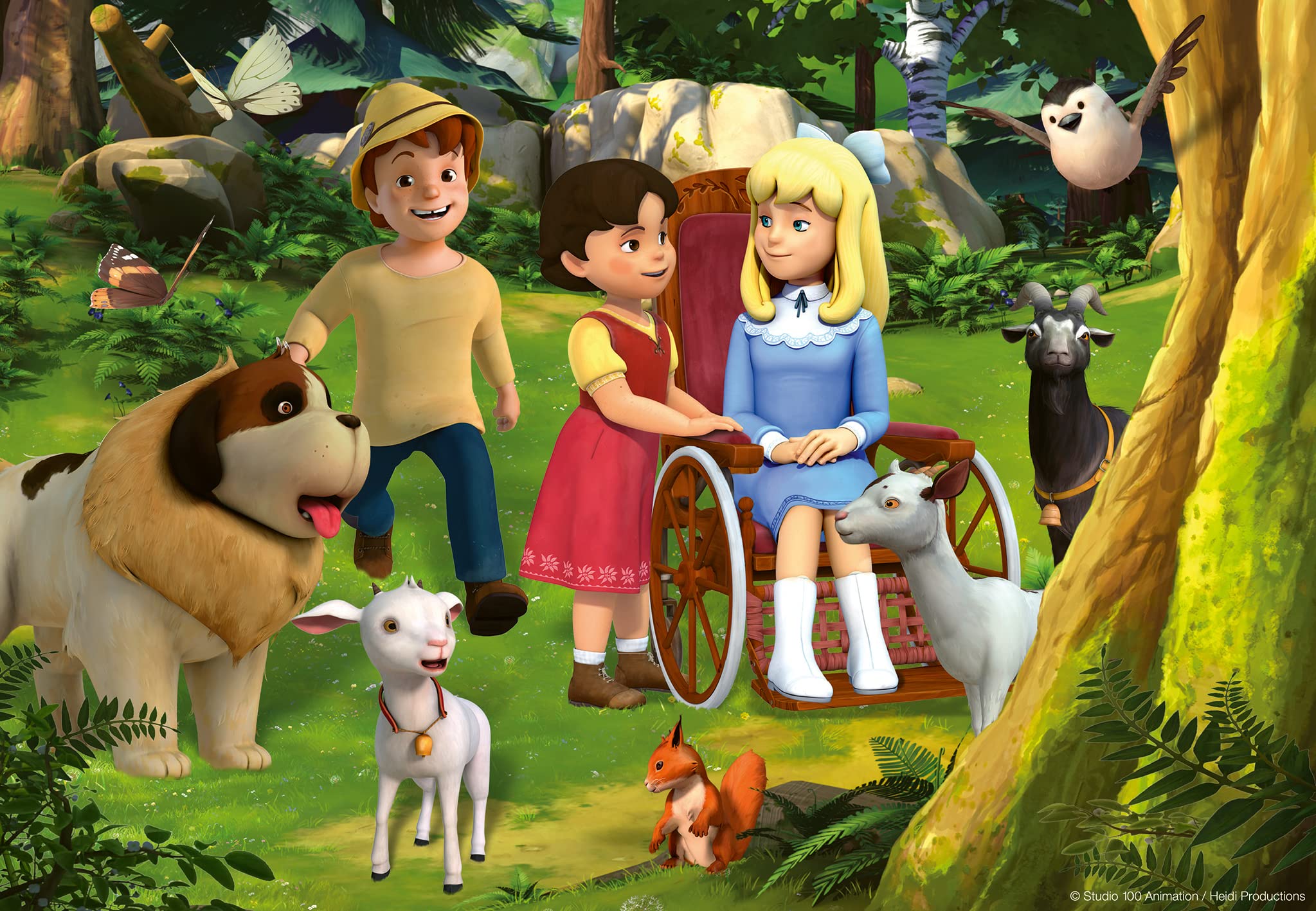 Ravensburger Children's Puzzle 05672 Heidi's Adventure 2 x 24