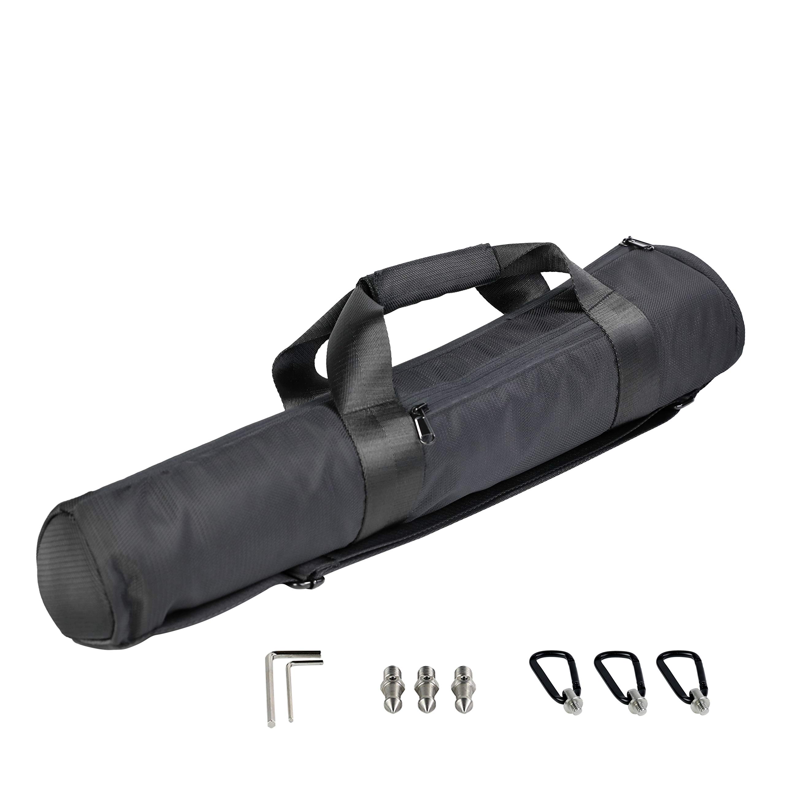 Wing Carbon Kamera Stativ mit Panorama Kugelkopf ohne Mittelsäule, 134cm 1.44kg Tragkraft 8KG Rohrdurchmesser 26mm