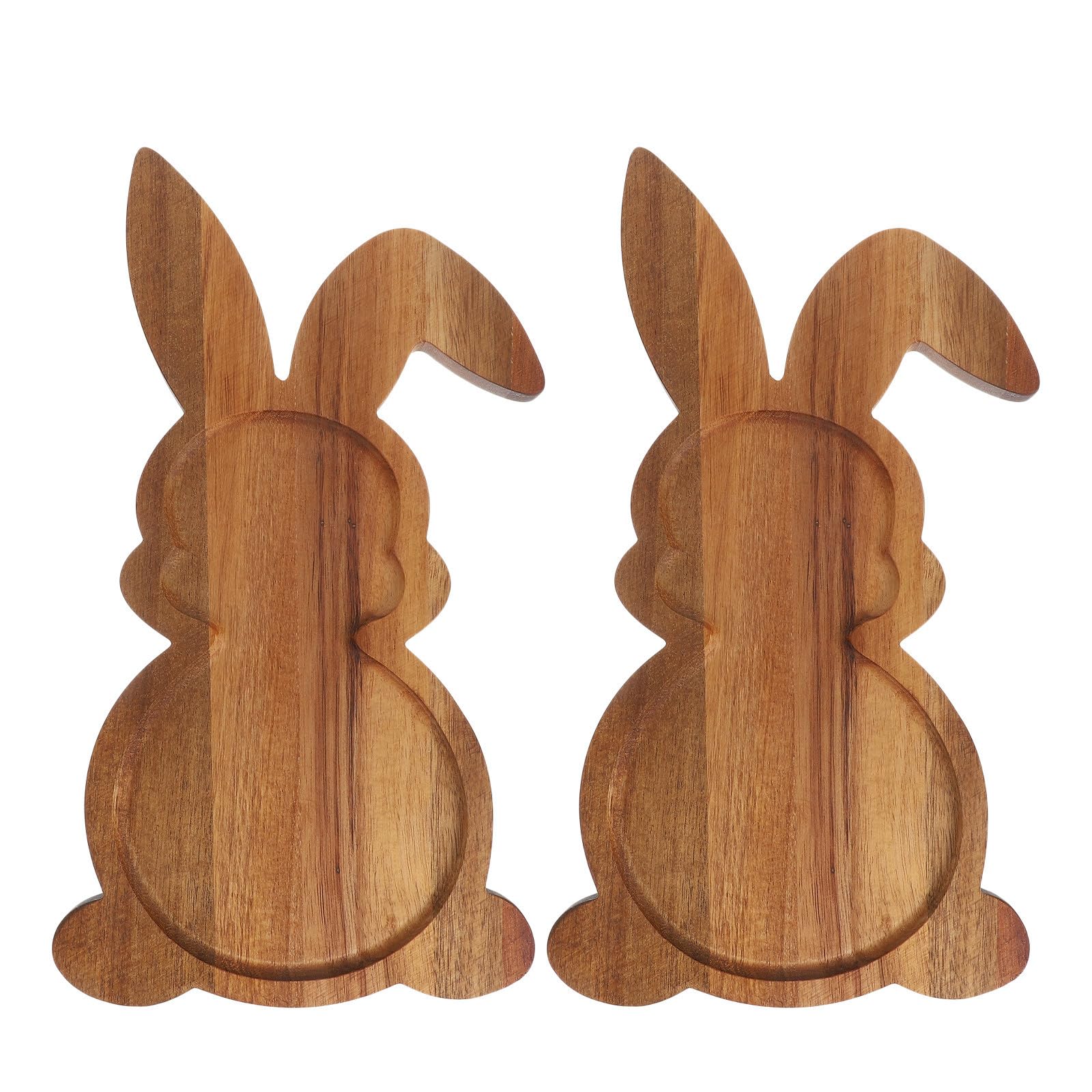 Plateau de service en bois lapin pour vos brunchs de Pâques