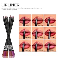 Vista 3 de K7L Lápiz Labial Marrón Rústico (Vegan) - Resistente al Agua y a las Manchas Tostado