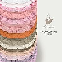 Vista 5 de Baberos de muselina para bebé, 6 baberos bandana para baba y dentición, algodón suave y absorbente para recién nacido