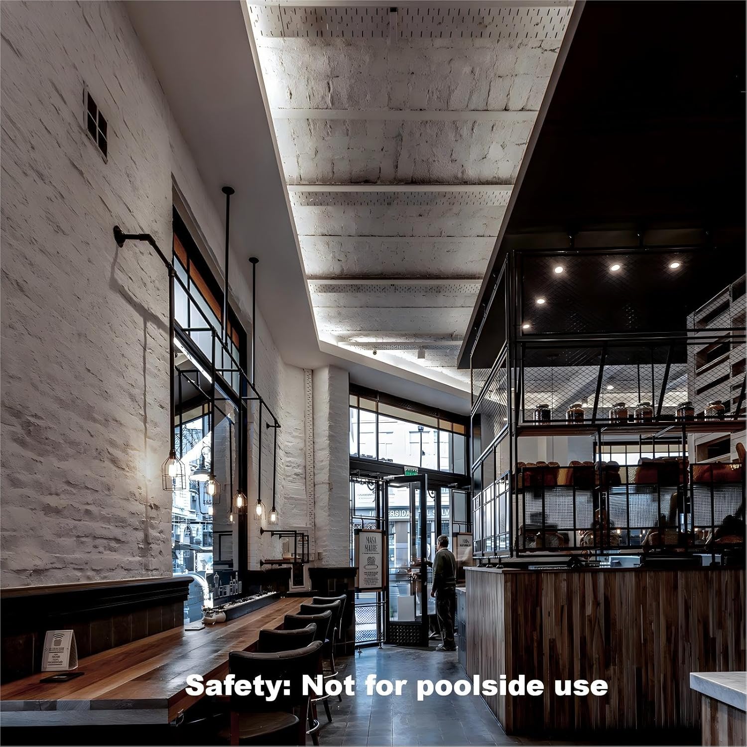 Shine Decor LED Strip Lights 108w Low Consumption, Cold Resistant IP65 Waterproof Outdoor Rope Light 120 VAC, Cuttable Connectable Indoor Lite Lighting Strip 147 FT ETL Listed 7x10mm 6000K Cool White
