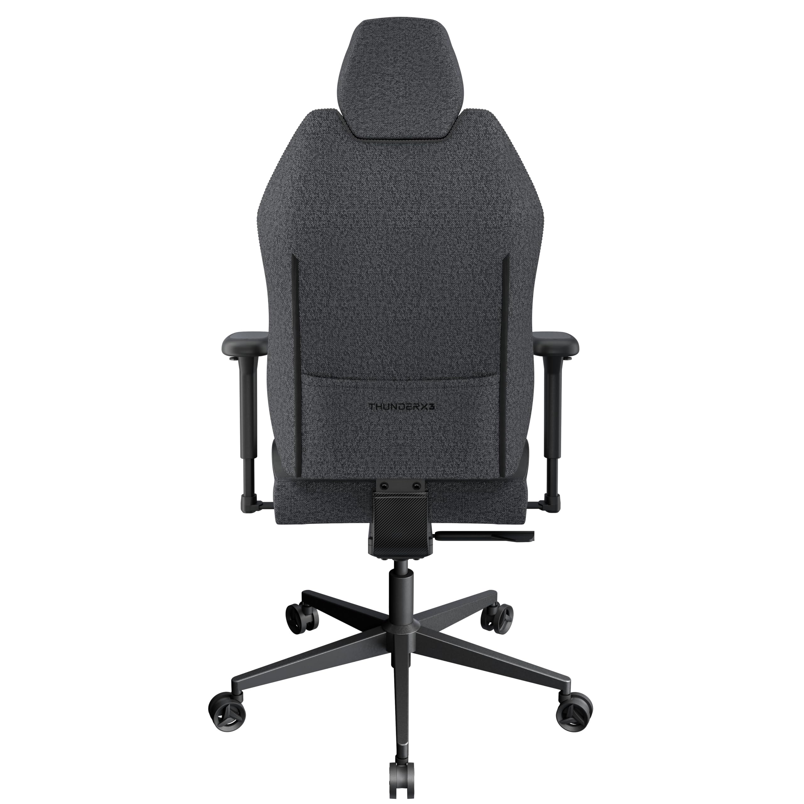 ThunderX3 Solo 360 Hybrid Gaming-Stuhl – Loft Air Dunkelgrau | Mehrschichtiges atmungsaktives Gewebe, vollständig geformter Schaumstoff, Synchronmechanik, 3D x 360 Armlehnen