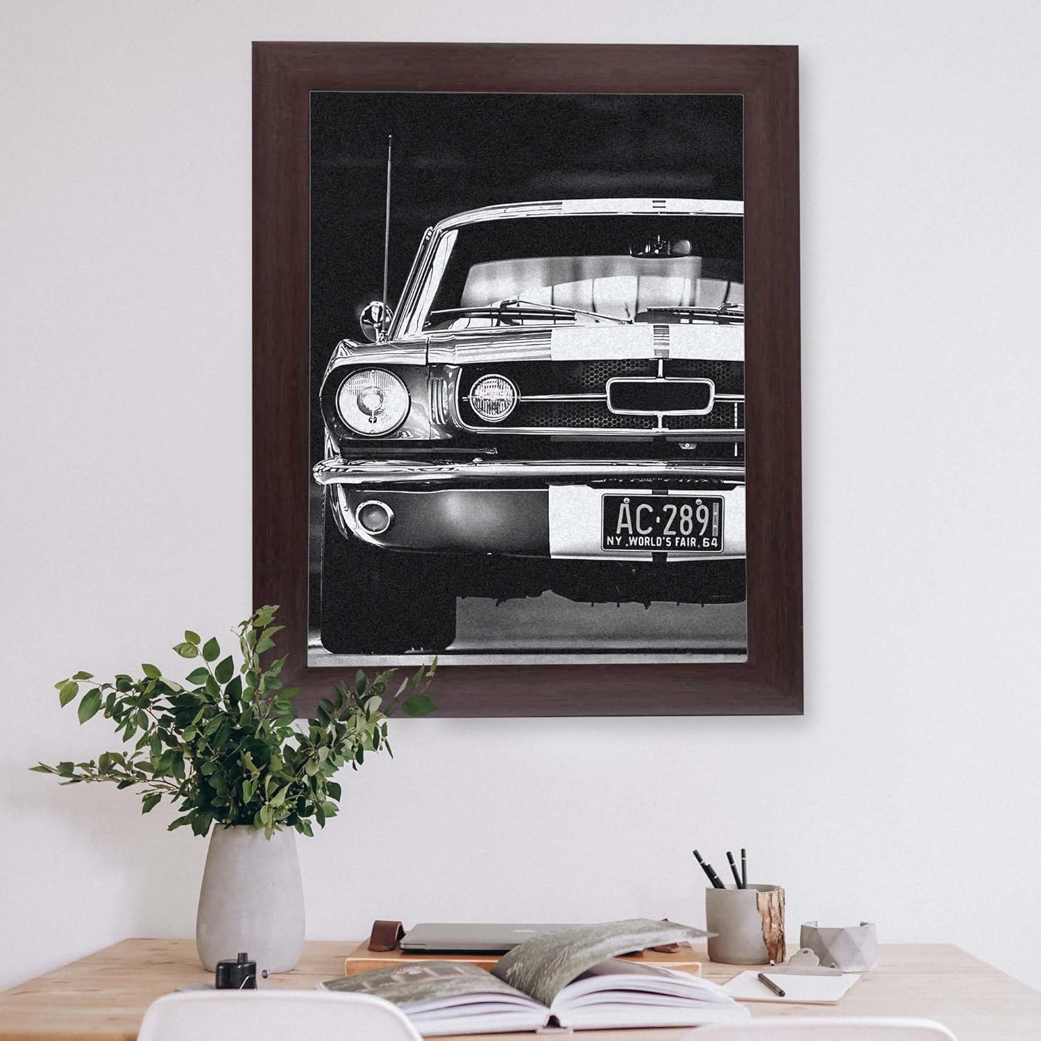 InkFlow Posters Vintage Car Photography Poster - Classic Car Art Print for Automobile Enthusiasts, Retro Wall Decor for Home, Office, and Car Lovers - 16x20 Unframed Canvas Print