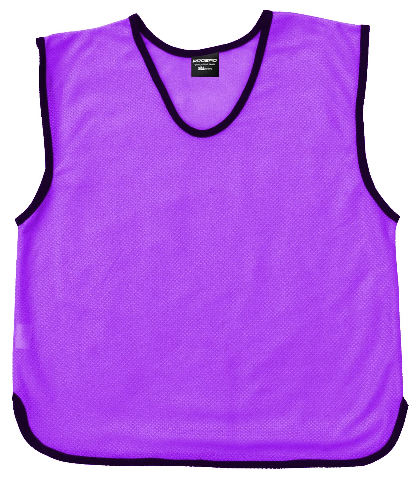 Prospo 5 X Sports Mesh Training Football Bibs Soccer Rugby Mesh Bib - Pack of 5 (Purple, Mens (Large to XL))