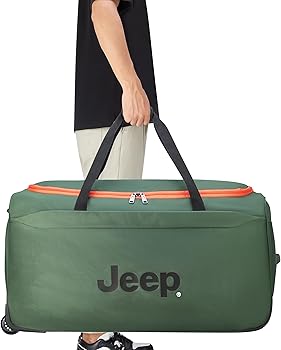 Amazon.com | Jeep JS009D Two Wheel Rolling Travel Duffle Bag
