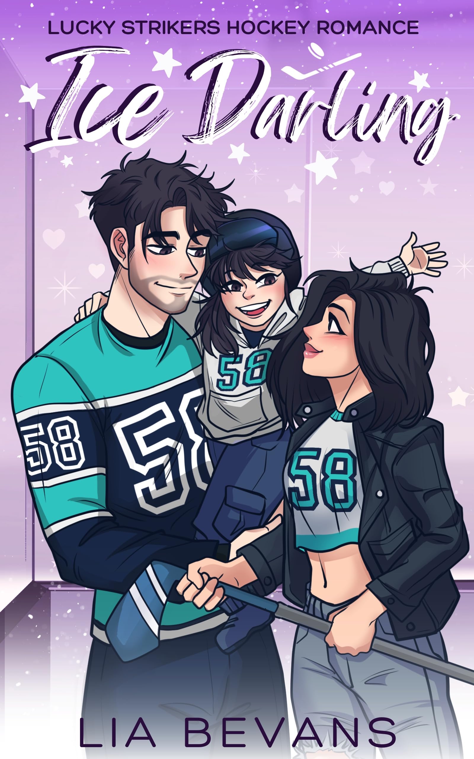 Ice Darling: A Single Dad Hockey Romance (Lucky Strikers Hockey Romance)
