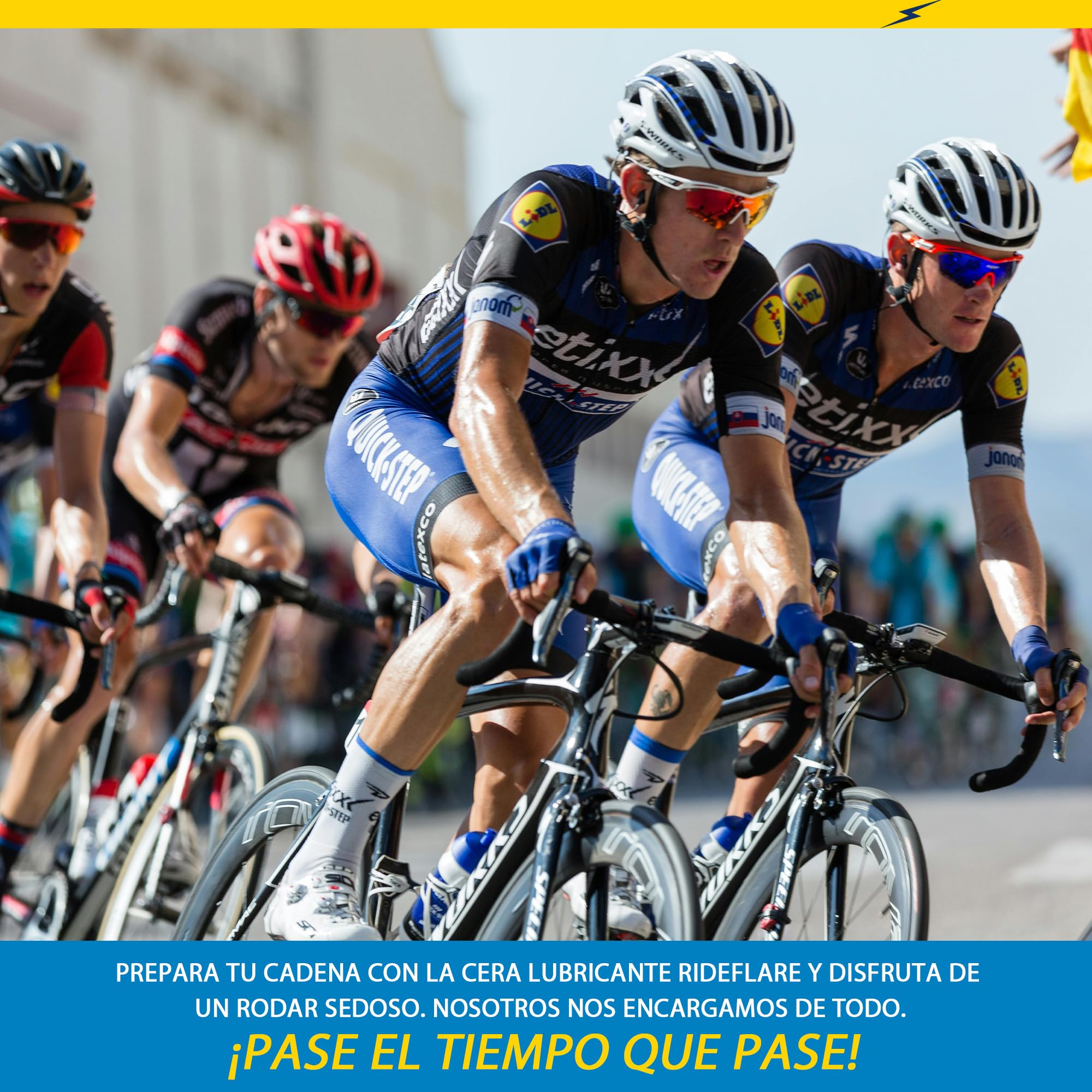 RideFlare Sistema Fusión Cera Cadena Bici – Sin Desorden, Control Temp. Preciso y Cera Ultra Bajo Rozamiento para Transmisión Silenciosa y Limpia.