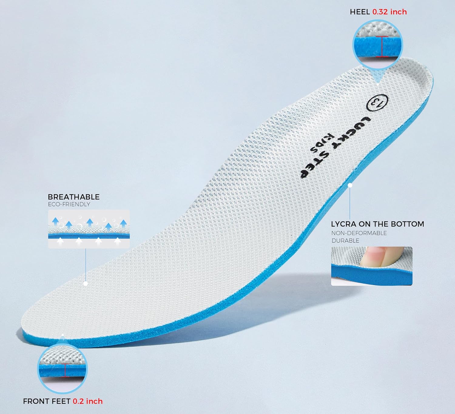 LUCKY STEP Kids Tennis Running Shoes for Children Athletic Sports Gym Lightweight Casual Walking Wide Shoes Toddler School Sneakers - Image 9