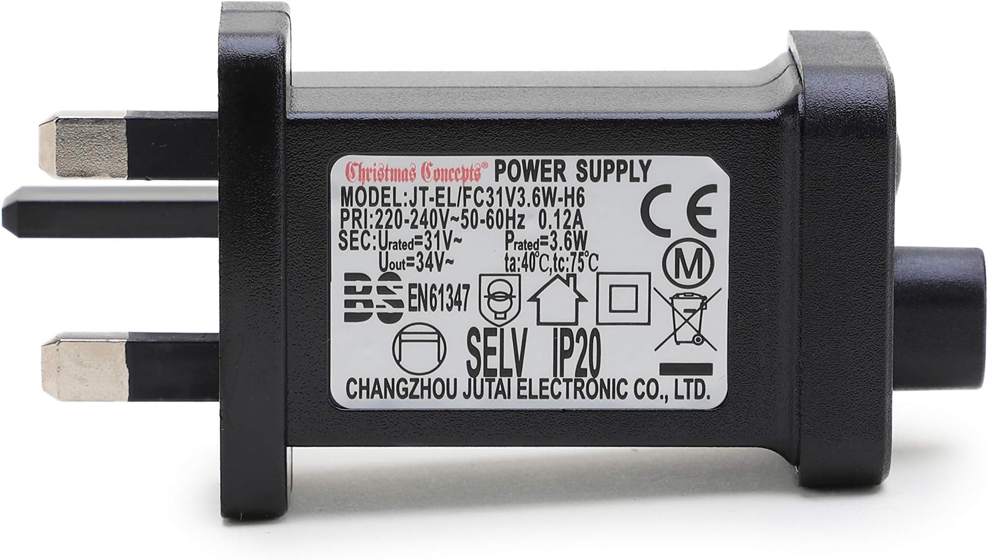 Christmas Concepts® 31V 3.6W Adaptor Without Lead Multi Function