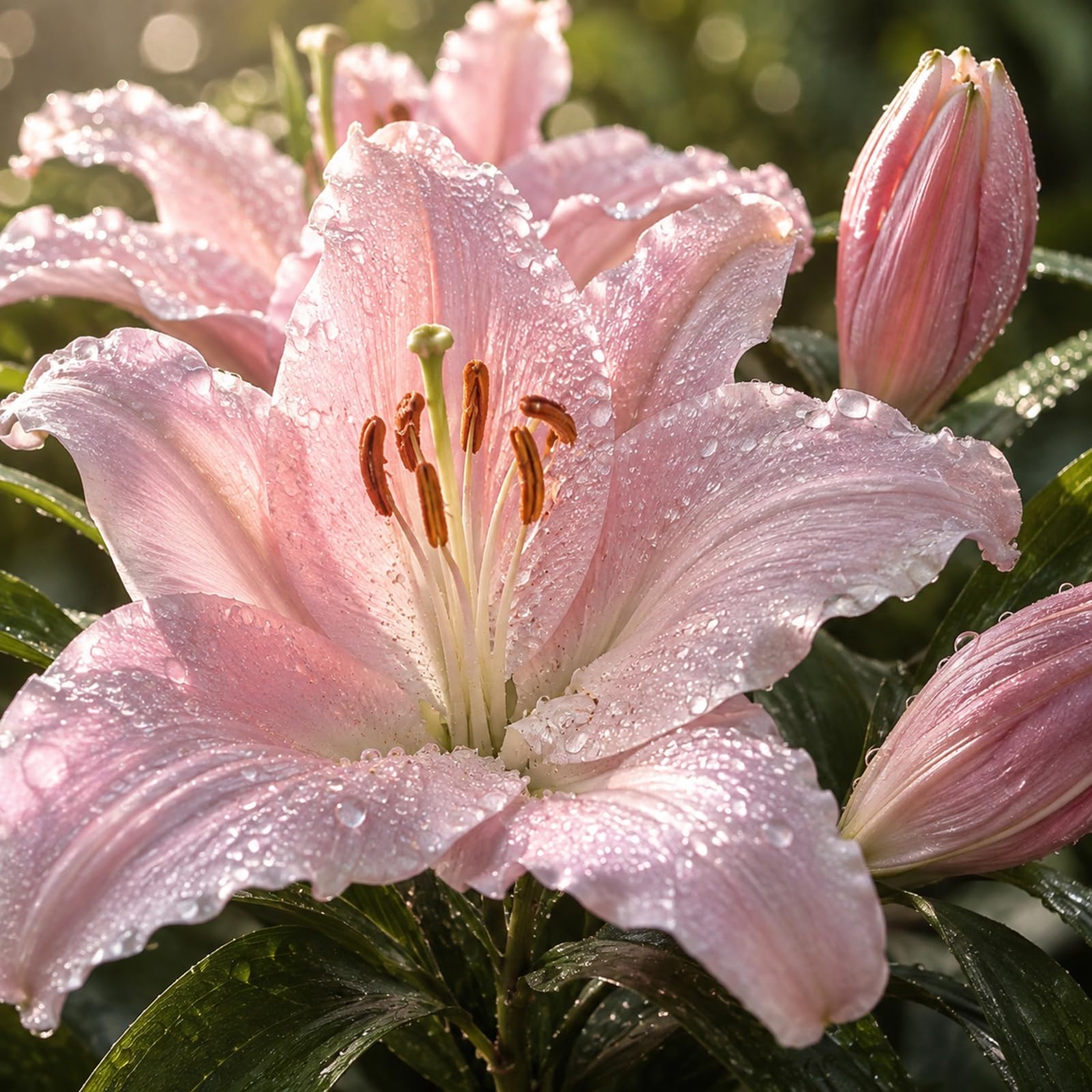 Lily Bulbs for Planting, Beautiful Garden Flowers Plant Bulbs,Garden Flowers,Wedding Flowers,Hardy Perennial-2 Bulbs-H