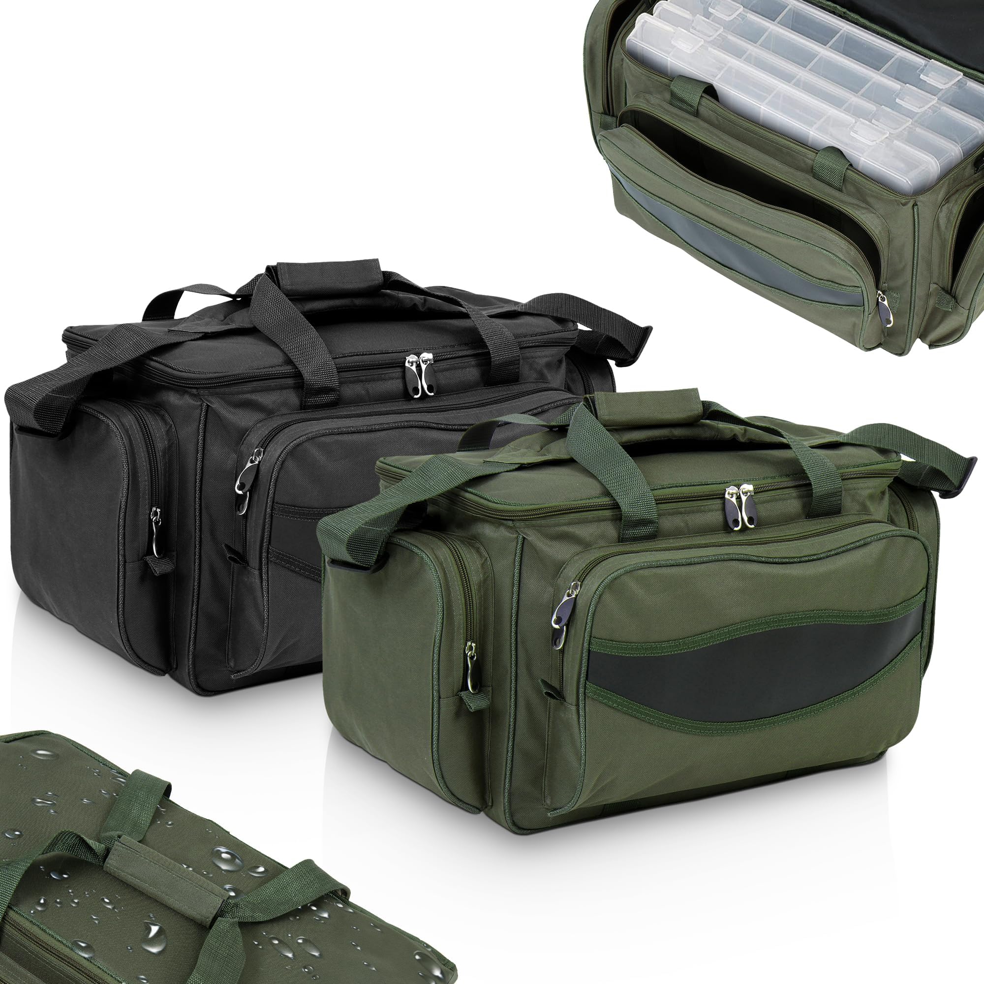 Zite Fishing Angeltasche Set - Komplett Mit Köderboxen & Blinkern