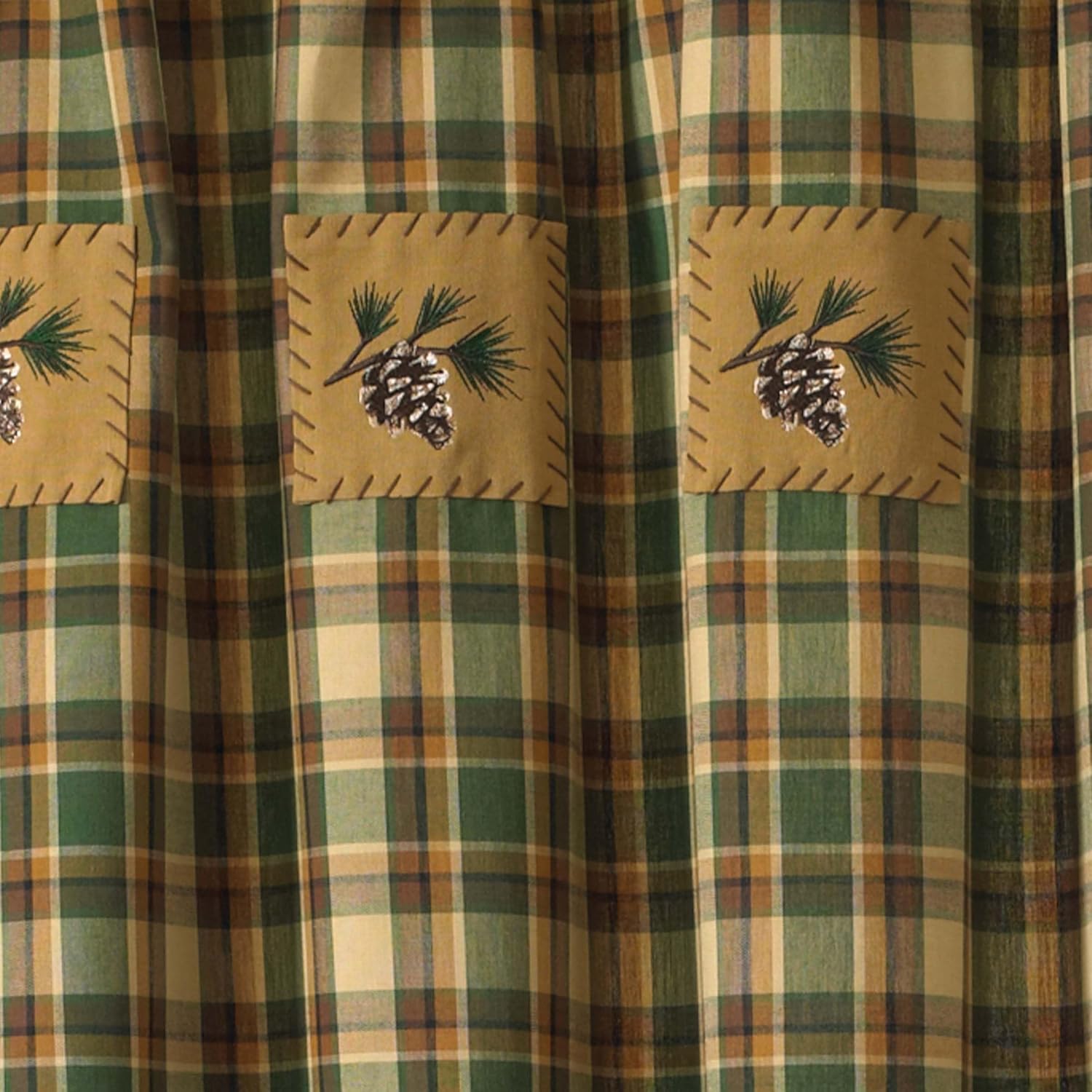 Park Designs Scotch Pine Shower Curtain, 72 x 72