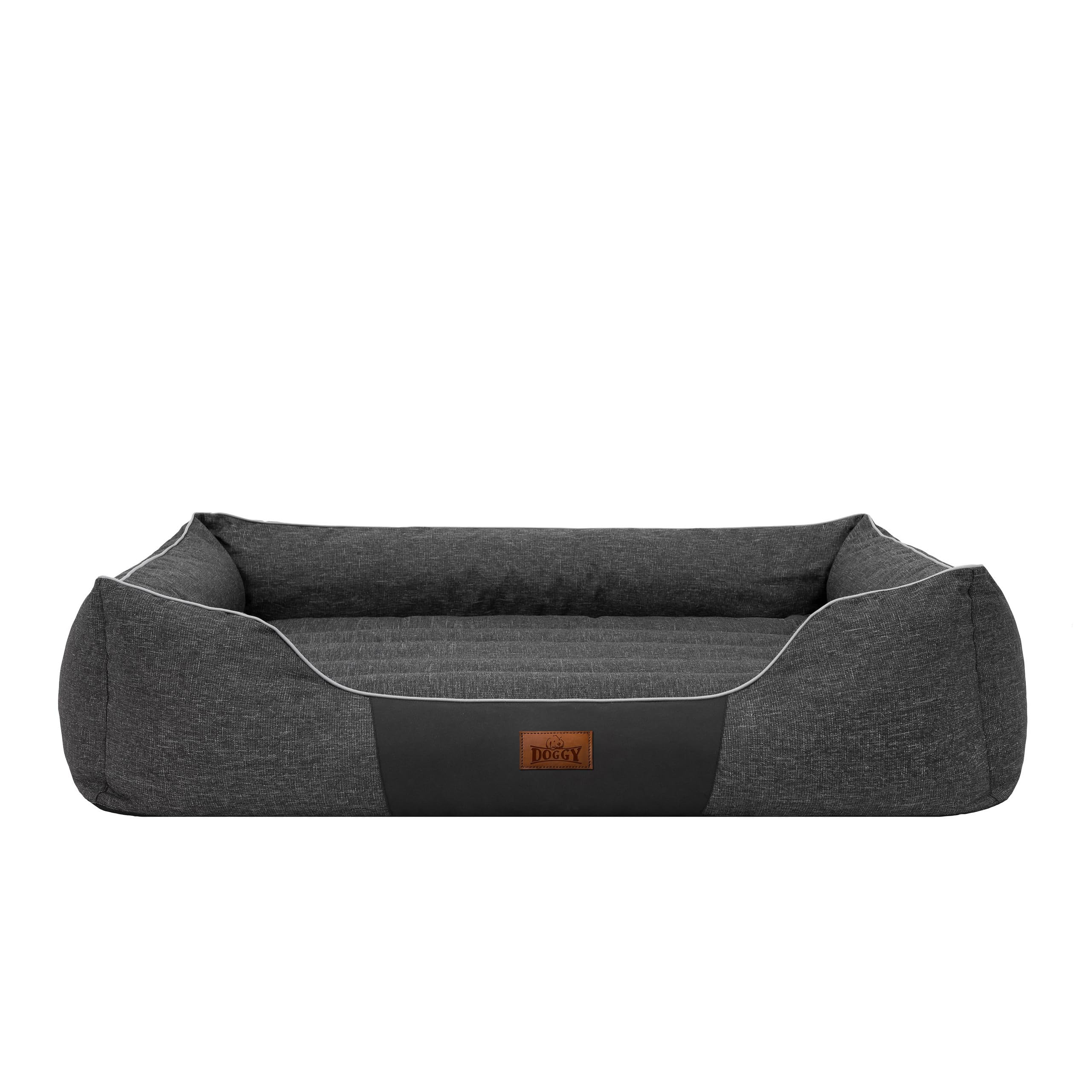 Cuccia per animali domestici, cuscino per cani, lettino, cuscino per cani, letto per cani, letto per cani, letto per animali domestici, materasso XL – 65 x 50 cm, colore nero ecologico
