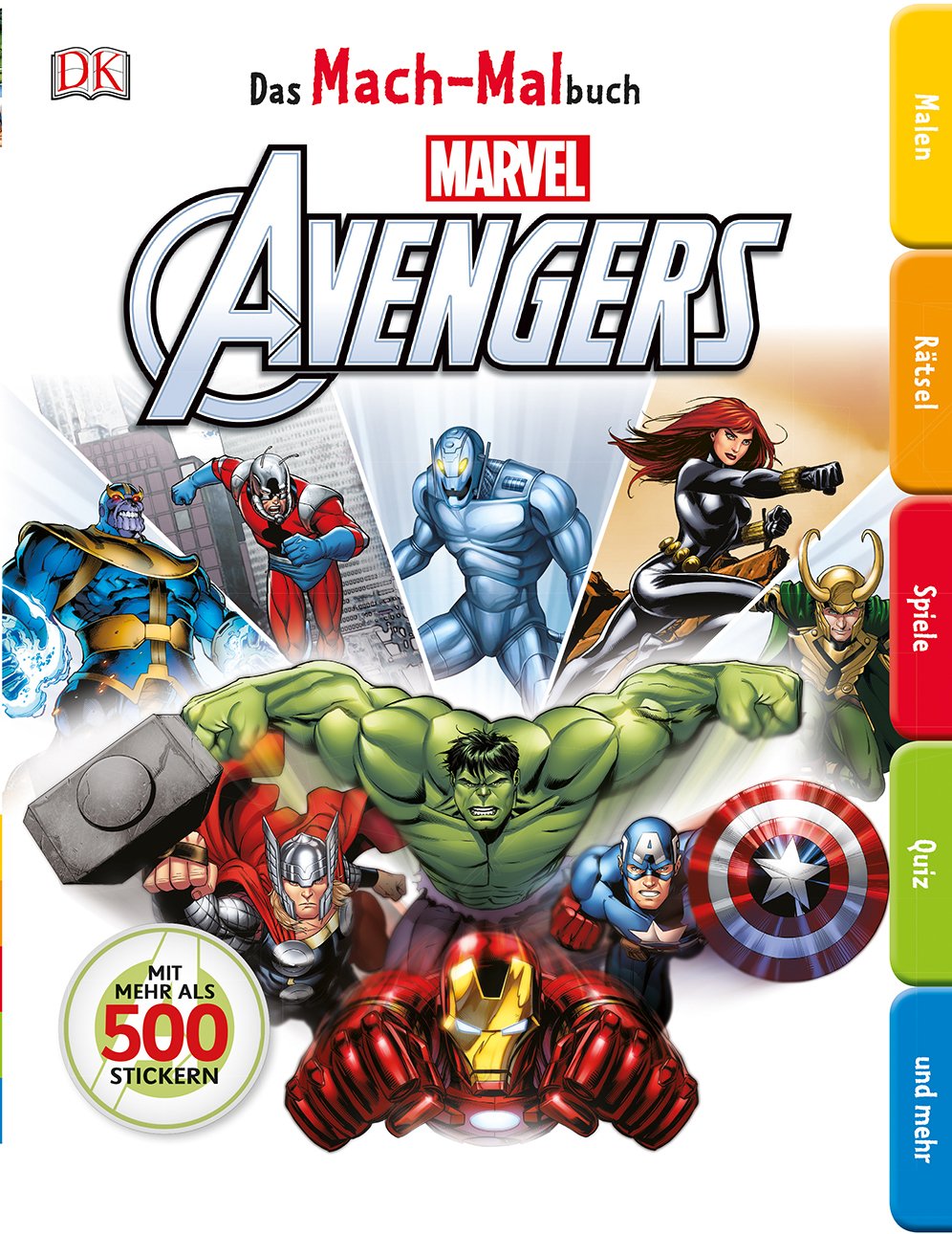 Das Mach-Malbuch Marvel Avengers : Amazon.de: Bücher