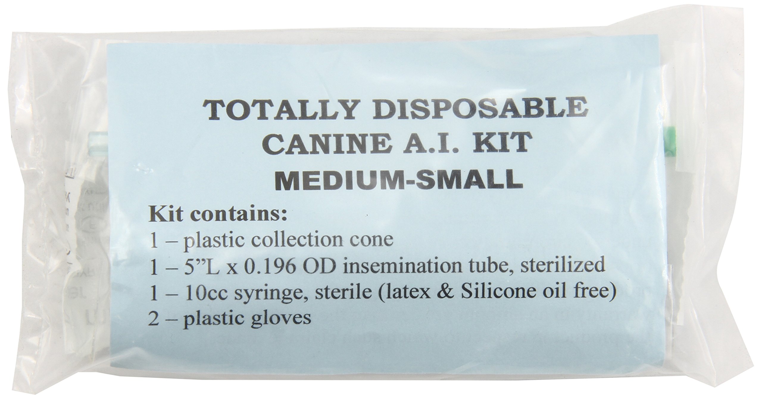 Disposable Canine Artificial Insemination Kits, Small/Medium