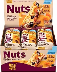Banana Brasil - Barra De Castanhas Nuts Frutas (12 Unidades de 25g)