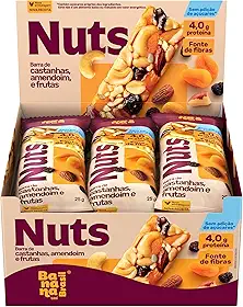 Banana Brasil - Barra De Castanhas Nuts Frutas - (12 Unidades com 25g)