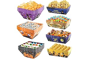 48PCS Halloween Paper Food Snack Trays