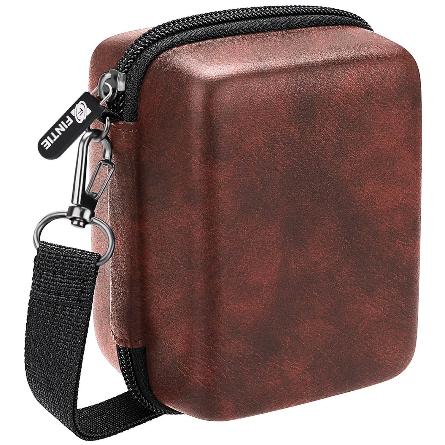 FintieProtective Case for Prynt Pocket Instant Photo Printer - Shockproof Hard Shell Carrying Case with Inner Pocket/Removable Strap