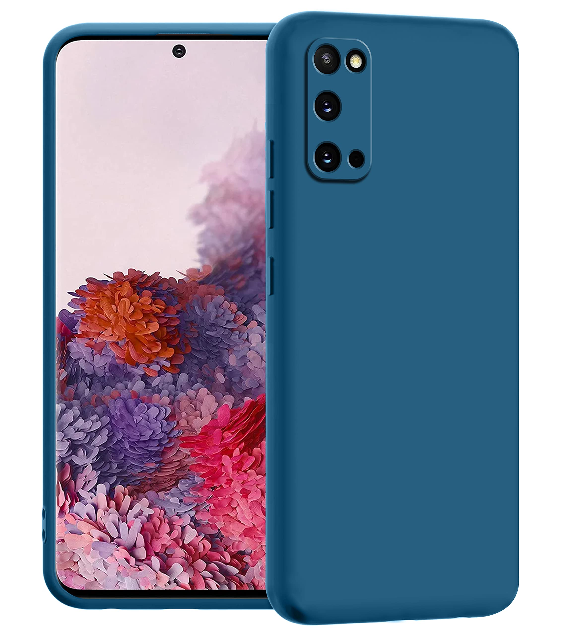 Amazon Brand - Solimo Back Case Cover for Samsung Galaxy S20 | Compatible for Samsung Galaxy S20 Back Case Cover | Liquid Silicon Case for Samsung Galaxy S20 with Camera Protection | Blue (B0BRKXS9TP) Amazon Price History, Amazon Price Tracker