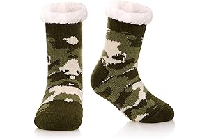 Kids Boys Girls Fuzzy Slipper Socks: Warm, Cozy, and Festive for Winter