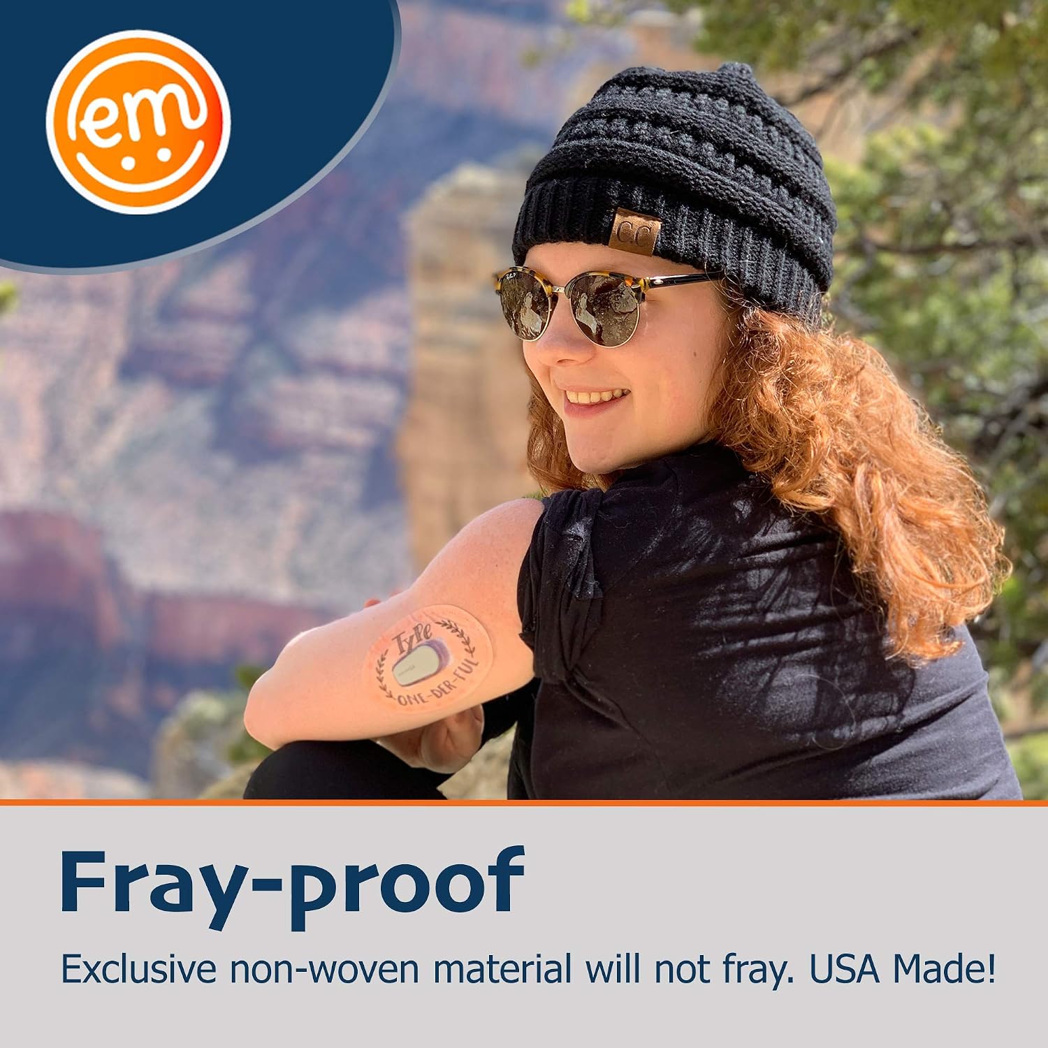 ExpressionMed - Adhesive Patch for Dexcom G6 (5-Pack) - Made in The USA, Waterproof, Split Backing, CGM Tape (Fantastic Tales Variety Pack)