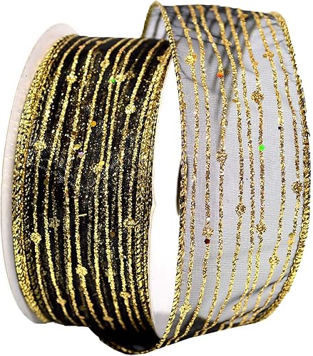 Morex Ribbon Cinta centelleante negra